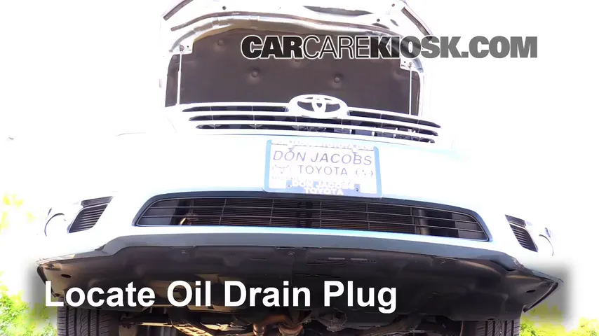 2011 Toyota Avalon 3.5L V6 Huile Changer l'huile et le filtre à huile